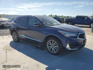 2019 Acura RDX w/Technology Pkg with VIN 5J8TC2H58KL011136, listed as a Copart auction lot 50040285 with 57,640 mi miles and Salvage Title. Bid and sale history available at carsss.com. Image 4.