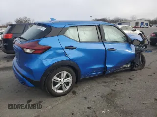 2023 Nissan Kicks S with VIN 3N1CP5BV0PL568683, listed as a Copart auction lot 49624455 with 0 mi miles and Salvage Title. Bid and sale history available at carsss.com. Image 3.