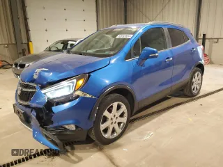 2017 Buick Encore Essence with VIN KL4CJGSB7HB049319, listed as a Copart auction lot 83093854 with 56,689 mi miles and Salvage Title. Bid and sale history available at carsss.com. Image 1.