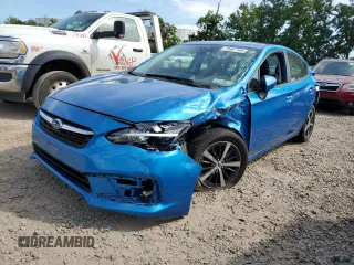 2023 Subaru Impreza Premium with VIN 4S3GKAV60P3601784, listed as a Copart auction lot 70587164 with 19,085 mi miles and Salvage Title. Bid and sale history available at carsss.com. Image 1.
