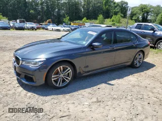 2019 BMW 7 Series 750i xDrive with VIN WBA7F2C50KB240539, listed as a Copart auction lot 63088095 with 93,219 mi miles and Salvage title. Bid and sale history available at DreamBid. Image 1.