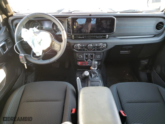 2024 Jeep Wrangler 4xe Rubicon with VIN 1C4RJXR60RW189196, listed as a Copart auction lot 43851335 with 2,337 mi miles and Salvage Title. Bid and sale history available at carsss.com. Image 8.
