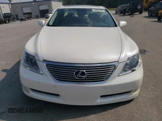 2008 Lexus LS 460 with VIN JTHBL46F485080239, listed as a Copart auction lot 64032705 with 157,873 mi miles and Salvage title. Bid and sale history available at DreamBid. Image 5.
