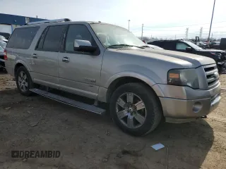 2008 Ford Expedition Max Limited with VIN 1FMFK20518LA24048, listed as a Copart auction lot 47256665 with 208,527 mi miles and Clean title. Bid and sale history available at DreamBid. Image 4.