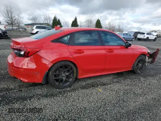 2022 Honda Civic Sedan Sport with VIN 2HGFE2F59NH500351, listed as a Copart auction lot 49440725 with 60,425 mi miles and Salvage Title. Bid and sale history available at carsss.com. Image 3.