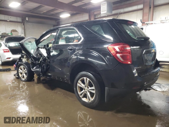 2017 Chevrolet Equinox LS with VIN 2GNALBEK0H6104306, listed as a Copart auction lot 49869795 with 207,769 mi miles and Salvage Title. Bid and sale history available at carsss.com. Image 2.