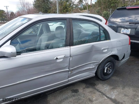 2002 Honda Civic EX with VIN 1HGES25702L065788, listed as a IAAI auction lot 41629120 with 1 mi miles. Bid and sale history available at carsss.com. Image 6.