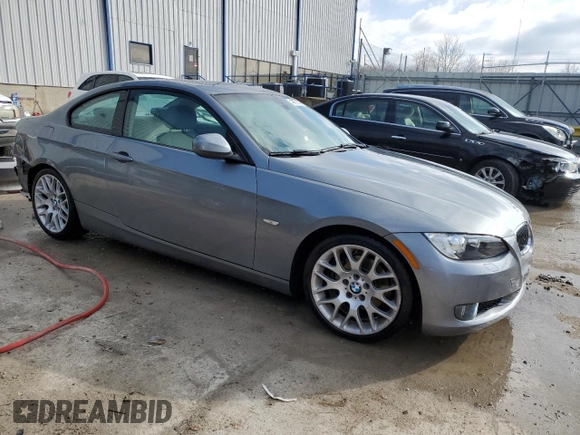 2010 BMW 3 Series 328i with VIN WBAWB3C51AP139640, listed as a Copart auction lot 46573795 with 97,921 mi miles and Salvage Title. Bid and sale history available at carsss.com. Image 4.