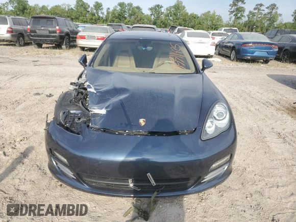 2012 Porsche Panamera with VIN WP0AA2A72CL014591, listed as a Copart auction lot 53311425 with 65,730 mi miles and Salvage title. Bid and sale history available at DreamBid. Image 5.