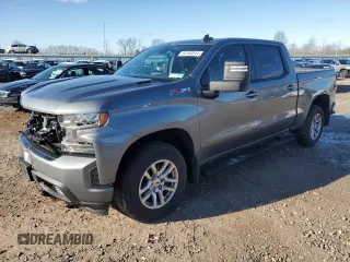 2021 Chevrolet Silverado 1500 RST with VIN 3GCUYEET5MG327263, listed as a Copart auction lot 82193514 with 46,081 mi miles and Salvage Title. Bid and sale history available at carsss.com. Image 1.