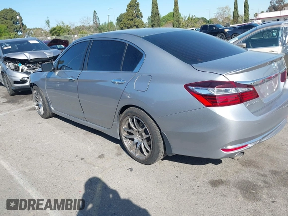 2017 Honda Accord Sedan Sport with VIN 1HGCR2F5XHA161819, listed as a IAAI auction lot 41798195 with 25,837 mi miles. Bid and sale history available at carsss.com. Image 3.