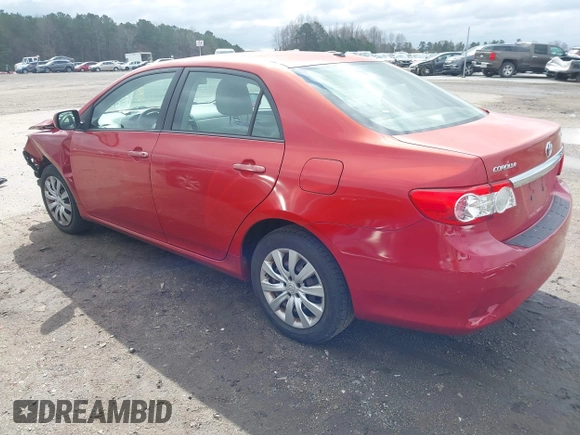 2012 Toyota Corolla L with VIN 2T1BU4EE5CC915400, listed as a IAAI auction lot 41814997 with 141,313 mi miles. Bid and sale history available at carsss.com. Image 3.