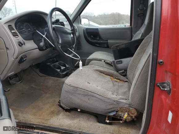 1995 Ford Ranger Splash with VIN 1FTCR14X1SPA87899, listed as a Copart auction lot 82707014 with 210,593 mi miles and Salvage Title. Bid and sale history available at carsss.com. Image 7.