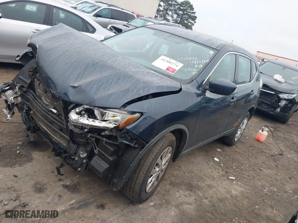 2016 Nissan Rogue SV with VIN KNMAT2MT8GP706808, listed as a IAAI auction lot 41200274 with 107,164 mi miles. Bid and sale history available at carsss.com. Image 17.
