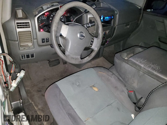 2005 Nissan Titan SE with VIN 1N6AA07A75N567801, listed as a Copart auction lot 86860634 with 231,664 mi miles and Salvage Title. Bid and sale history available at DreamBid. Image 8.