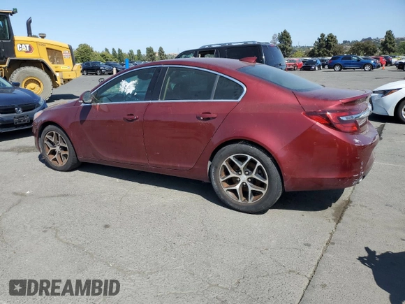 2017 Buick Regal Sport Touring with VIN 2G4GL5EX1H9119472, listed as a Copart auction lot 61468595 with 95,778 mi miles and Salvage title. Bid and sale history available at DreamBid. Image 2.