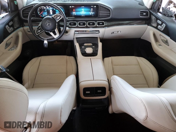 2023 Mercedes-Benz GLE 350 with VIN 4JGFB4KB5PA918384, listed as a Copart auction lot 59323955 with 35,607 mi miles and Salvage title. Bid and sale history available at DreamBid. Image 8.