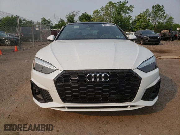 2021 Audi A5 Sportback S line Premium Plus with VIN WAUFACF59MA019381, listed as a Copart auction lot 55093693 with 18,759 mi miles. Bid and sale history available at carsss.com. Image 5.