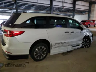 2023 Honda Odyssey EX-L with VIN 5FNRL6H69PB010354, listed as a Copart auction lot 80187954 with 12,638 mi miles and Salvage Title. Bid and sale history available at carsss.com. Image 3.