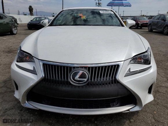 2015 Lexus RC 350 with VIN JTHHE5BC8F5000430, listed as a Copart auction lot 73548564 with 209,510 mi miles and Salvage Title. Bid and sale history available at carsss.com. Image 5.
