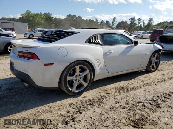 2015 Chevrolet Camaro SS with VIN 2G1FK1EJ4F9305438, listed as a Copart auction lot 58135185 with 62,966 mi miles and Salvage title. Bid and sale history available at DreamBid. Image 3.