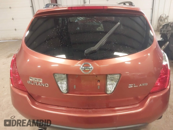 2003 Nissan Murano SL with VIN JN8AZ08W23W233886, listed as a IAAI auction lot 42000477 with 49,230 mi miles and . Bid and sale history available at DreamBid. Image 16.