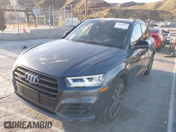 2019 Audi SQ5 Prestige with VIN WA1C4AFY4K2006650, listed as a IAAI auction lot 41668367 with 11,642 mi miles. Bid and sale history available at carsss.com. Image 2.