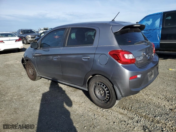 2017 Mitsubishi Mirage GT with VIN ML32A5HJ2HH013431, listed as a Copart auction lot 87053904 with 147,031 mi miles and Salvage Title. Bid and sale history available at carsss.com. Image 2.