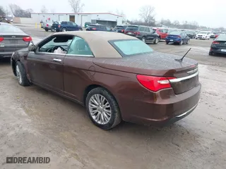 2012 Chrysler 200 Limited with VIN 1C3BCBFG2CN279463, listed as a IAAI auction lot 40891786 with 95,125 mi miles. Bid and sale history available at carsss.com. Image 3.