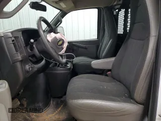 2020 Chevrolet Express Cargo with VIN 1GCWGAFG8L1203183, listed as a Copart auction lot 46116005 with 65,023 mi miles and Salvage title. Bid and sale history available at DreamBid. Image 7.