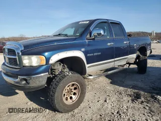 2003 Dodge Ram 2500 ST with VIN 3D7KU28D63G824722, listed as a Copart auction lot 48384755 with 147,485 mi miles and Salvage Title. Bid and sale history available at carsss.com. Image 1.