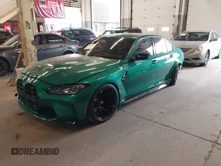 2024 BMW M3 Competition xDrive with VIN WBS43AY0XRFT45221, listed as a IAAI auction lot 42254646 with Not provided miles and . Bid and sale history available at DreamBid. Image 2.