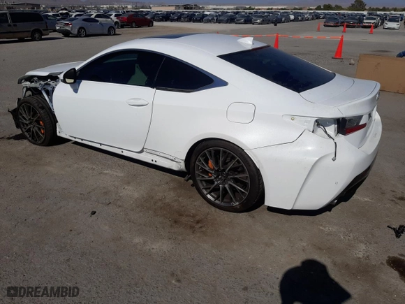2017 Lexus RC F with VIN JTHHP5BC2H5005846, listed as a Copart auction lot 65489664 with NaN miles and Salvage Title. Bid and sale history available at carsss.com. Image 2.