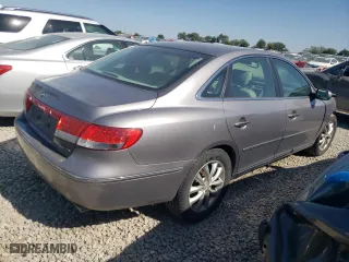 2007 Hyundai Azera SE with VIN KMHFC46F67A185837, listed as a Copart auction lot 74260854 with 109,970 mi miles and Salvage Title. Bid and sale history available at carsss.com. Image 3.