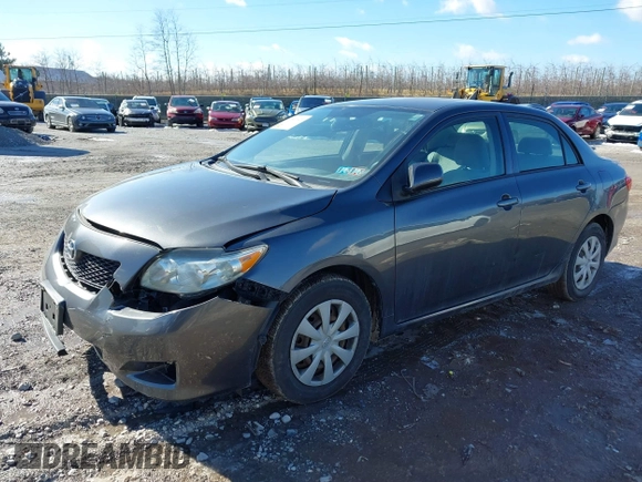 2009 Toyota Corolla with VIN JTDBL40E499070662, listed as a IAAI auction lot 41590923 with 148,295 mi miles. Bid and sale history available at carsss.com. Image 2.