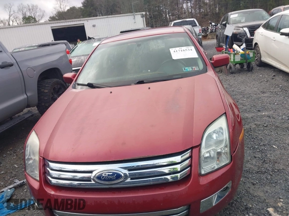 2008 Ford Fusion SEL with VIN 3FAHP08178R188058, listed as a IAAI auction lot 41716534 with 1 mi miles. Bid and sale history available at carsss.com. Image 11.