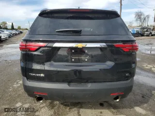 2023 Chevrolet Traverse LT Cloth with VIN 1GNERGKW8PJ326548, listed as a Copart auction lot 42641565 with 6,872 mi miles and Salvage Title. Bid and sale history available at carsss.com. Image 6.