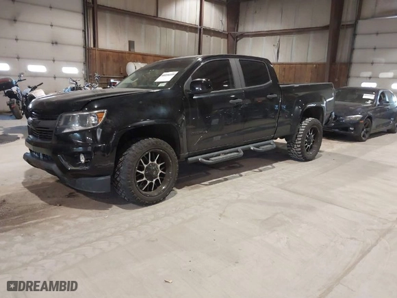 2018 Chevrolet Colorado 4WD Work Truck with VIN 1GCGTBENXJ1268300, listed as a IAAI auction lot 41276225 with 76,555 mi miles. Bid and sale history available at carsss.com. Image 2.