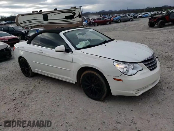 2008 Chrysler Sebring Touring with VIN 1C3LC55R18N295282, listed as a Copart auction lot 87850465 with 123,728 mi miles and Salvage Title. Bid and sale history available at DreamBid. Image 10.