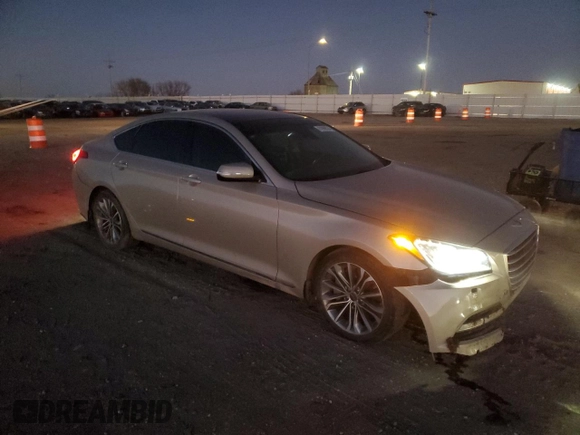2015 Hyundai Genesis 3.8L with VIN KMHGN4JE5FU087568, listed as a Copart auction lot 81999524 with 70,739 mi miles and Salvage Title. Bid and sale history available at carsss.com. Image 4.