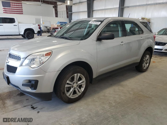 2014 Chevrolet Equinox LS with VIN 2GNFLEEK5E6318503, listed as a Copart auction lot 54343445 with 105,161 mi miles and Clean Title. Bid and sale history available at carsss.com. Image 1.