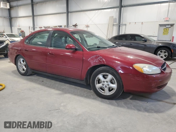 2003 Ford Taurus SES Standard with VIN 1FAFP55243G138218, listed as a Copart auction lot 49608265 with 93,944 mi miles and Salvage Title. Bid and sale history available at carsss.com. Image 4.