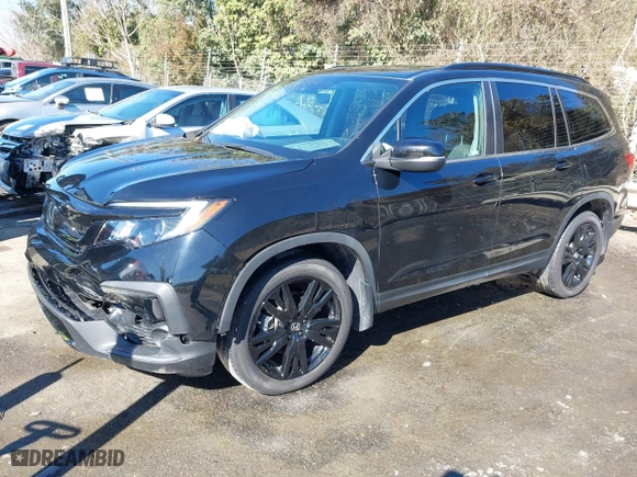 2021 Honda Pilot Special Edition with VIN 5FNYF6H21MB070818, listed as a IAAI auction lot 41632467 with 43,211 mi miles. Bid and sale history available at carsss.com. Image 17.