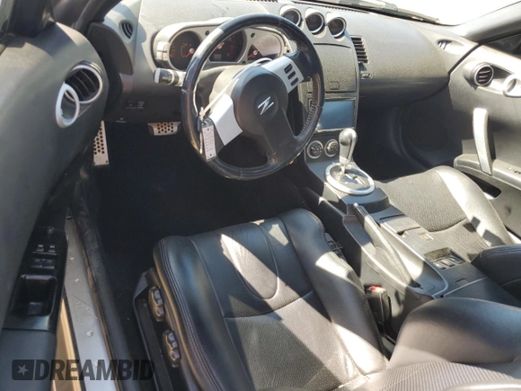 2004 Nissan 350Z Touring with VIN JN1AZ36A44M251374, listed as a Copart auction lot 53182045 with 100,255 mi miles and Salvage Title. Bid and sale history available at DreamBid. Image 8.