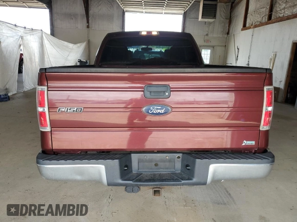 2010 Ford F-150 XL with VIN 1FTFX1CV0AFA82944, listed as a Copart auction lot 62912345 with 104,967 mi miles and Salvage title. Bid and sale history available at DreamBid. Image 6.