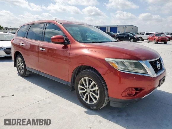 2013 Nissan Pathfinder SV with VIN 5N1AR2MN2DC644997, listed as a Copart auction lot 62275815 with 108,999 mi miles and Clean title. Bid and sale history available at DreamBid. Image 4.