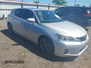 2012 Lexus CT 200h z VIN JTHKD5BH4C2095618, wystawiony jako IAAI lot #42167936 z przebiegiem 80 019 mil mil oraz . Historia ofert i sprzedaży dostępna na DreamBid. Obrazek 1.
