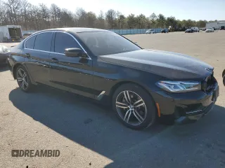 2022 BMW 5 Series 530i xDrive with VIN WBA13BJ04NWX65199, listed as a Copart auction lot 52168025 with 37,633 mi miles and Salvage Title. Bid and sale history available at carsss.com. Image 4.