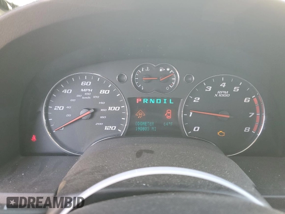 2007 Chevrolet Equinox LT with VIN 2CNDL63F976043115, listed as a Copart auction lot 87808075 with 190,803 mi miles and Salvage Title. Bid and sale history available at carsss.com. Image 9.