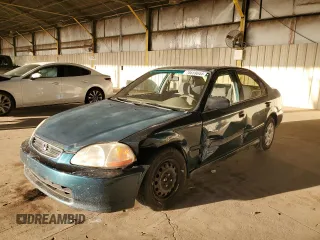 1997 Honda Civic DX with VIN JHMEJ6623VS028089, listed as a Copart auction lot 78659644 with 194,593 mi miles and Salvage Title. Bid and sale history available at carsss.com. Image 1.
